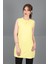 Sıfır Yaka Kolsuz Bluz-Sarı 2