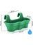 10 Litre Antrasit Gri Askılı Balkon Küpeşte Saksısı Dekoratif Plastik Askı Saksı Tombik No5 2