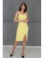 Askılı Elbise-Sarı 2