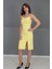 Askılı Elbise-Sarı 3