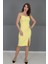 Askılı Elbise-Sarı 4