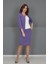 Düz Dar Etek-Lila 1