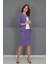 Düz Dar Etek-Lila 2