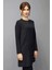 Sıfır Yaka Uzun Kol Bluz- Siyah 2