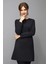 Sıfır Yaka Uzun Kol Bluz- Siyah 3