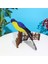 Macaw Yapay Kuşlar Kuş Papağan Modeli Veranda Yard Çim Peyzaj Mavisi (Yurt Dışından) 2