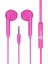 EH104 3.5mm Jacklı Kulak İçi Mikrofonlu Kulaklık Pembe 1