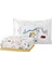 Bedding Dinno Tek Kişilik Wellsoft Battaniyeli Lastikli Çarşaf Seti - Beyaz 4