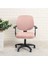 Polyester Elyaf Sandalye Kapak Split Stil Yemek Sandalye Bilgisayar Sandalye Pembe Için 2