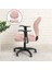 Polyester Elyaf Sandalye Kapak Split Stil Yemek Sandalye Bilgisayar Sandalye Pembe Için 3