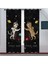 2pcs Polyester Fiber Duş Perdeleri Hotel Dekorasyon Uzay Köpeği Için Pencere Perdeleri 150X166CM 5