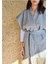 Yumuşak Dokulu Kapitone Kalın Ovre Yelek Kimono 4