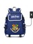 USB Şarj Portlu Harry Potter Öğrenci Sırt Çantası (Yurt Dışından) 1