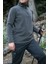 Koyu Gri Polar Sweatshirt 2