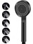 Siyah Turbo Fan Lite El Duşu Duş Başlığı Handshower 3