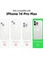iPhone 14 Pro Max Şeffaf Kılıf 14 Pro Max (6.7'') Şeffaf Silikon Kılıf, Transparent iPhone 14 Pro Max Case 2