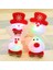 8pcs LED Yılbaşı Flash Broş Pin Yılbaşı Baba Geyik Snowman Broş Çocuklar Için Hediye Parti Favors 3