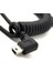 Spiral Mini USB Sağ 90 Derece Bükümlü Kablo 5
