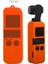 Dji Osmo Pocket Için Renkli Silikon Koruyucu Kılıf Buyun Askılı Kordon Turuncu 1