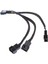15CM 4 Pin Pwm Pc Fan 3 Yolu Y Ayırıcı Kablo Siyah (Yurt Dışından) 1