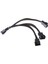 15CM 4 Pin Pwm Pc Fan 3 Yolu Y Ayırıcı Kablo Siyah (Yurt Dışından) 2