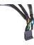 15CM 4 Pin Pwm Pc Fan 3 Yolu Y Ayırıcı Kablo Siyah (Yurt Dışından) 5