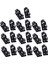 20PC Kendi Kendinden Yapışkan Kablo Teli Zip Tiemontajlar Temel Kelepçeler Klipsli Tutucu 30 x 11MM Siyah (Yurt Dışından) 2