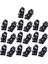 20PC Kendi Kendinden Yapışkan Kablo Teli Zip Tiemontajlar Temel Kelepçeler Klipsli Tutucu 30 x 11MM Siyah (Yurt Dışından) 3