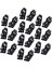 20PC Kendi Kendinden Yapışkan Kablo Teli Zip Tiemontajlar Temel Kelepçeler Klipsli Tutucu 30 x 11MM Siyah (Yurt Dışından) 5