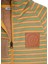Recycle Pamuk Şardonlu Kapüşonlu Striped Kız Çocuk Ceket 2