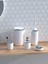 Lima Xl Krom Dekorlu Banyo Seti Beyaz 1