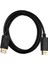 4316 Displayport To Displayport Görüntü Monitör Bağlantı Kablosu, Siyah 2