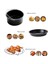 Yui / Xiaomi / Philips / Kumtel Uyumlu 8'li Air Fryer Aksesuar Seti (Çap 16cm) - Siyah (Yurt Dışından) 3
