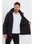 Kapüşonl Çıkabilir Cep Detaylı Içi Kürklü Softshell Mont RD23KE002758 3