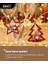 LED Ahşap Noel Askı Süsleri 2 Adet (Yurt Dışından) 2
