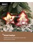 LED Ahşap Noel Askı Süsleri 2 Adet (Yurt Dışından) 5