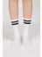 Motley Socks Unisex Nakışlı Uzun Tenis Çorap - Zebra 3