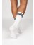 Motley Socks Unisex Nakışlı Uzun Tenis Çorap - Zebra 4