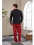 23705 Erkek Baskılı Yuvarlak Yaka Pijama Takım 3