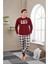23702 Erkek Baskılı Pijama Takım 1