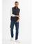 Erkek Slim Fit Şişme Yelek Lacivert - 305DNGR 5