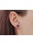Oval Safir Ve Pırlanta Taşlı Menekşe Küpe 0403E0005 3