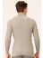 Erkek Balıkçı Yaka Slim Fit Fitilli Triko Kazak 6091288 Gri 5