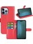 Apple iPhone 14 Pu Flip Cover Çok Yönlü Koruma Çok Fonksiyonlu Telefon Kılıfı (Yurt Dışından) 2