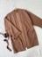 Cepli Kışlık Hırka Kimono Unisex Kahverengi 2