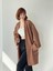 Cepli Kışlık Hırka Kimono Unisex Kahverengi 3