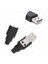 Plastik Muhafazalı Lehim Tipi 4 Pin USB A Erkek Fiş 4