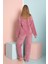 Tam Peluş Kışlık Kadın Pijama Takımı- Polar Yılbaşı Pijaması 3