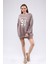 Fancy Kadın Bisiklet Yaka içi Pamuklu Yumuşacık Oversize Uzun Sweatshirt 1