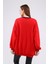 Fancy Kadın Bisiklet Yaka içi Pamuklu Yumuşacık Oversize Uzun Sweatshirt 2
